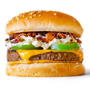 Vegan Jalapeño Popper Burger