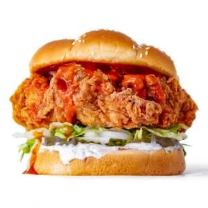 Vegan Buffalo Ranch Chick'n Sandwich