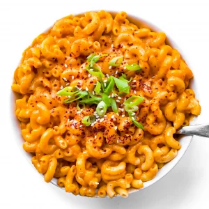 Vegan Kimchi Mac & Cheese