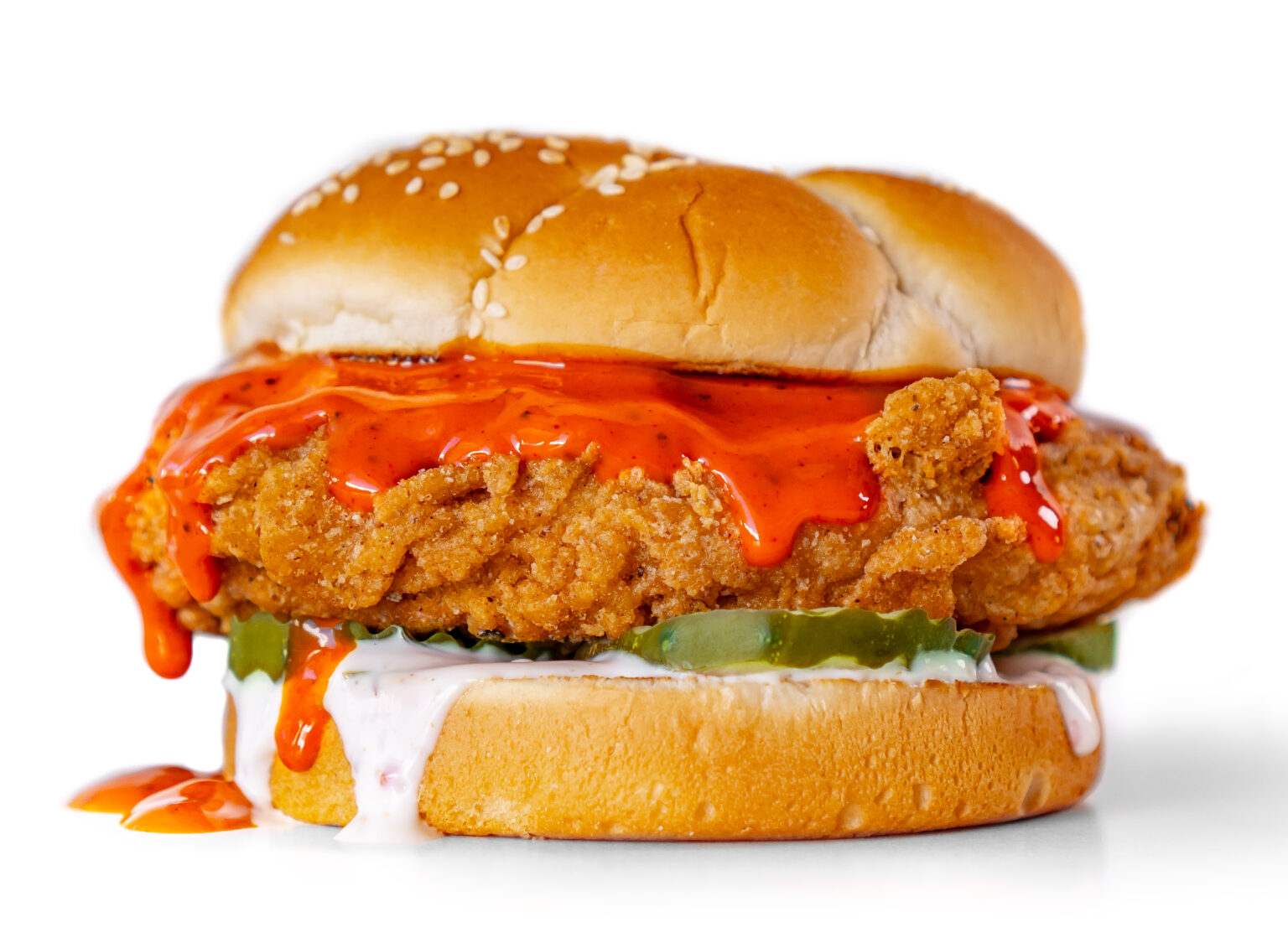 Seitan Fried "Chicken" Thee Burger Dude