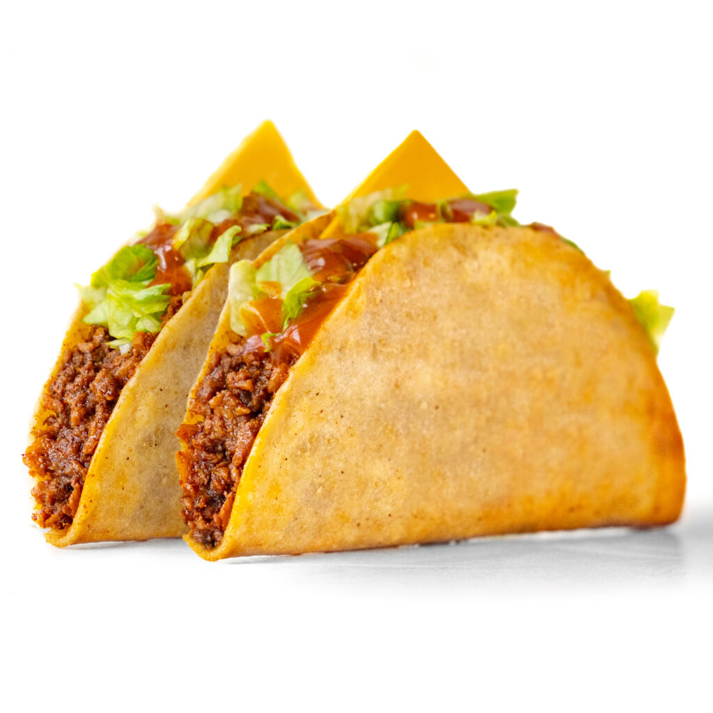 Vegan Jack in the Box Tacos Thee Burger Dude