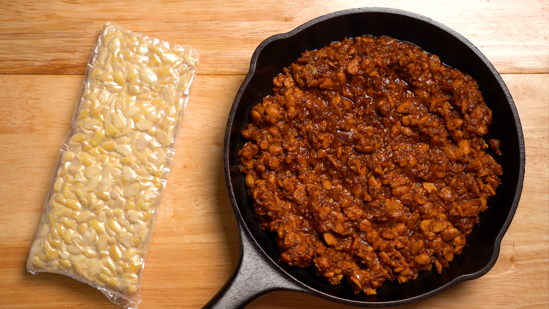 Tempeh Ground Beef Thee Burger Dude