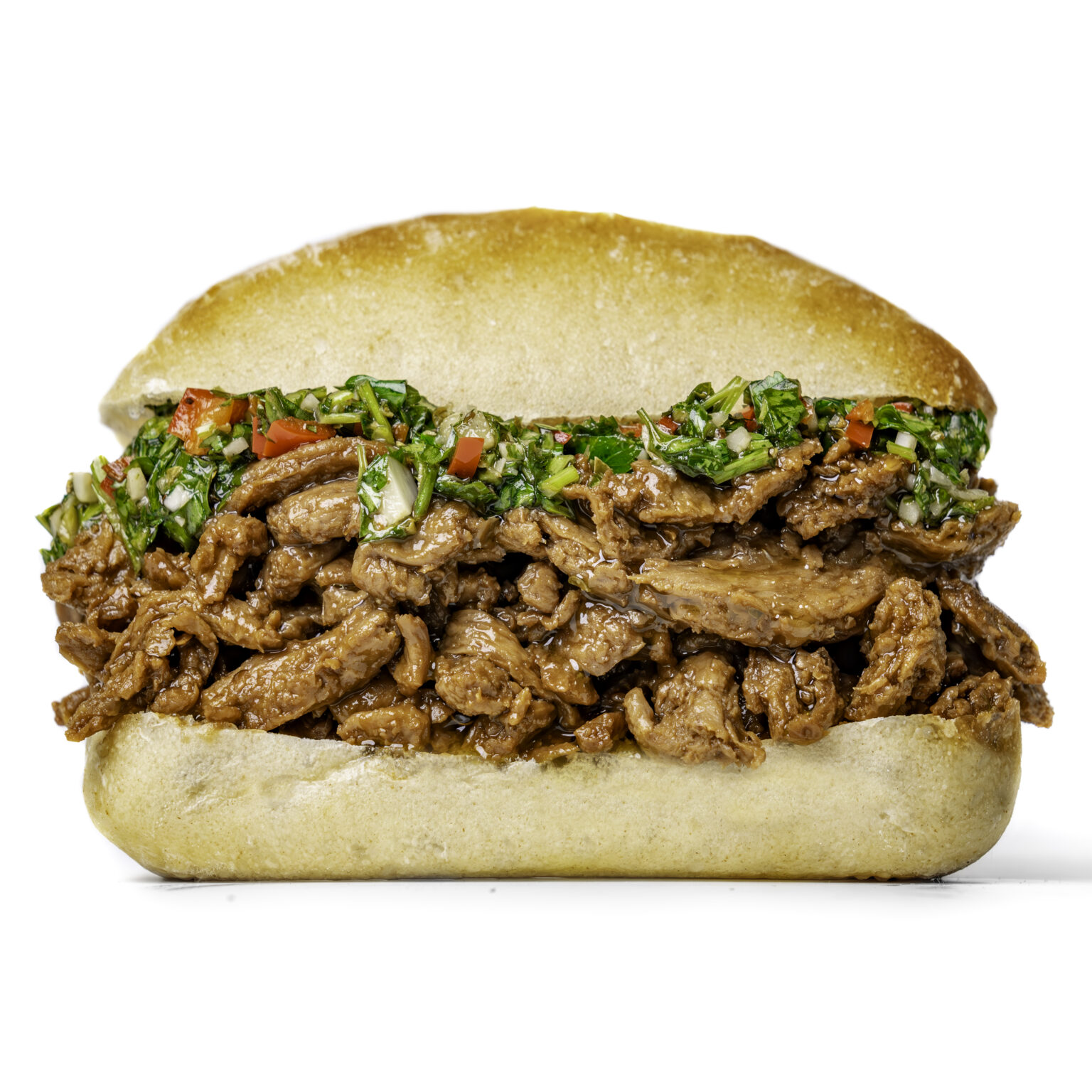 Tofu Cheesesteak Thee Burger Dude