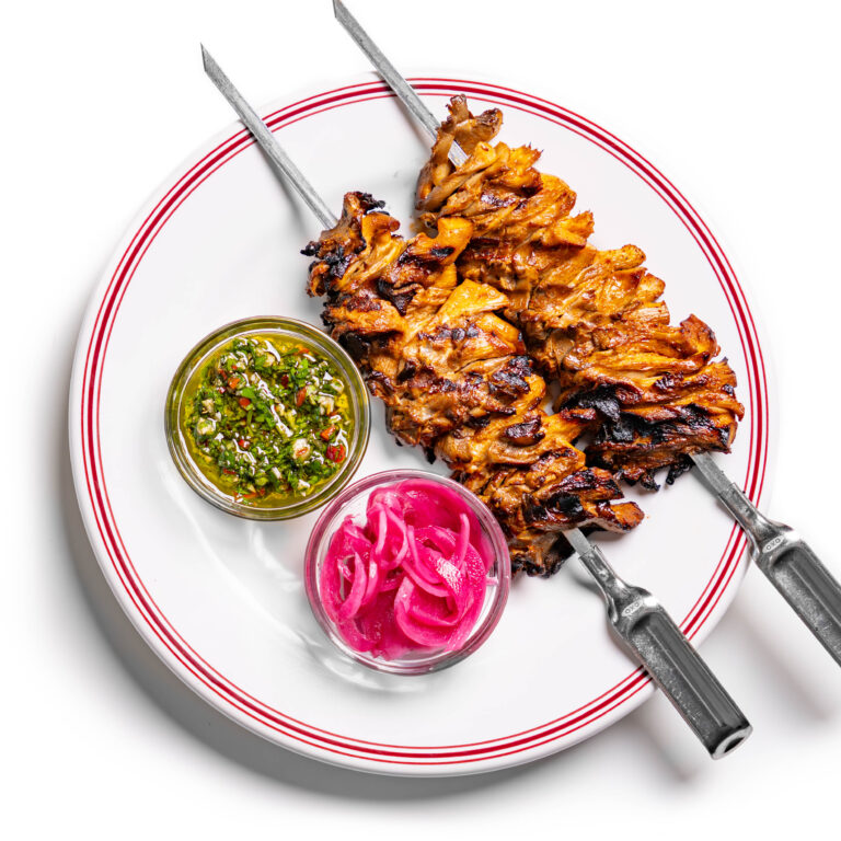 Oyster Mushroom Skewers