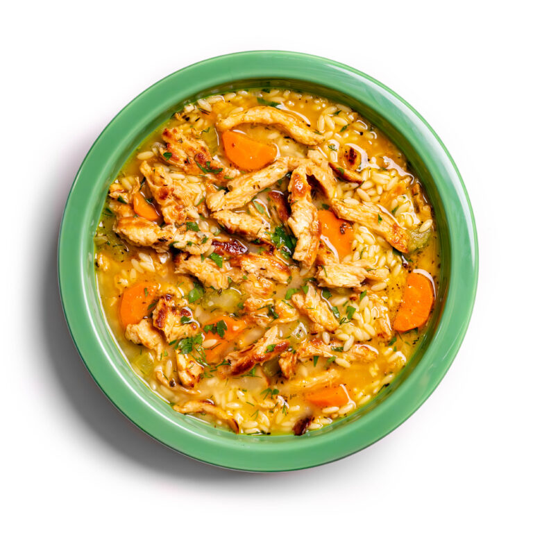 Vegan Garlic Chicken Soup