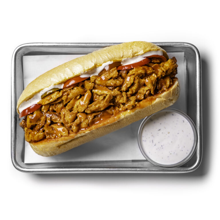 Vegan Buffalo Cheesesteak