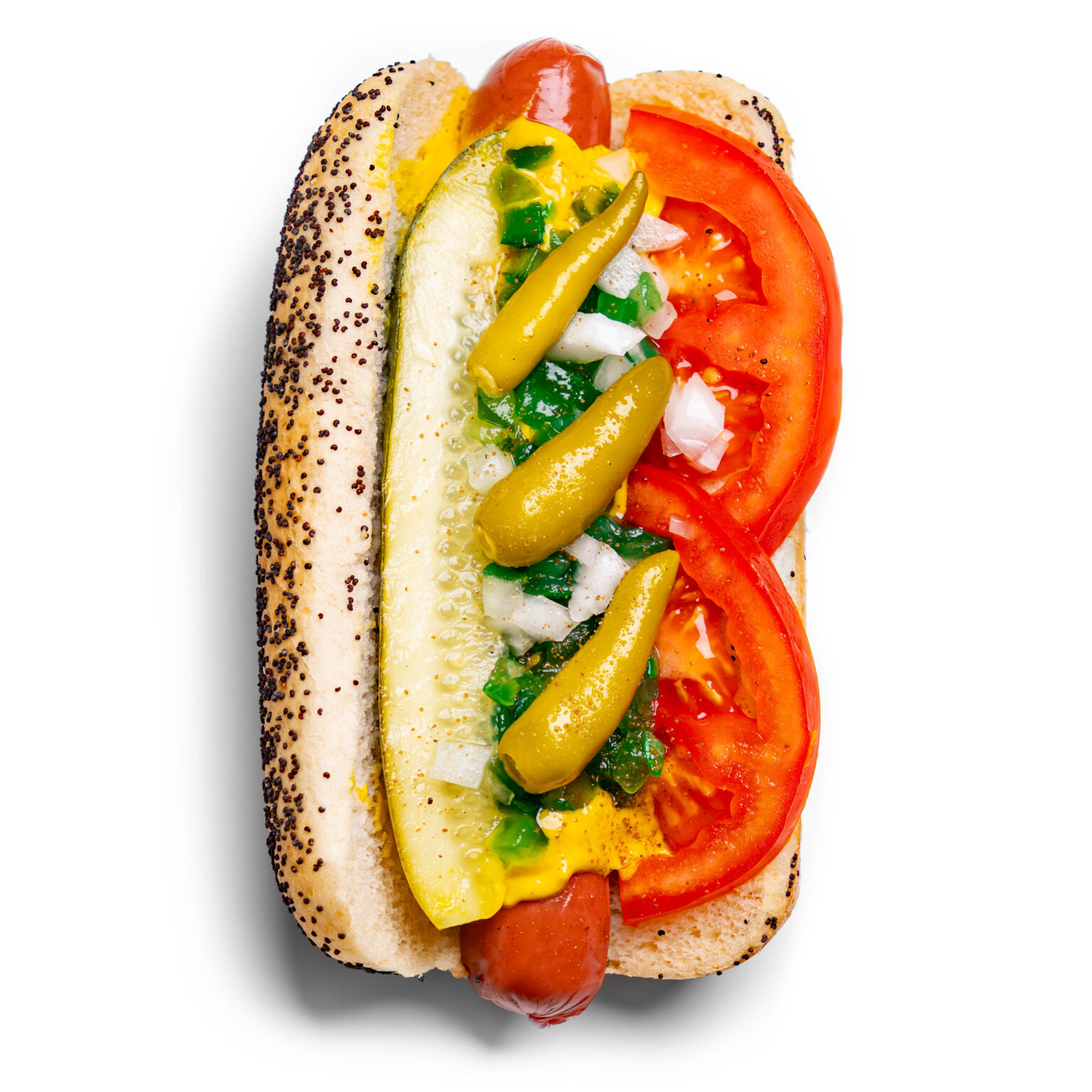 Chicago Dog Rciper Vegan Chicago Hot Dog - Thee Burger Dude