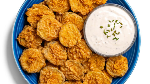 Vegan Fried Pickles - Thee Burger Dude