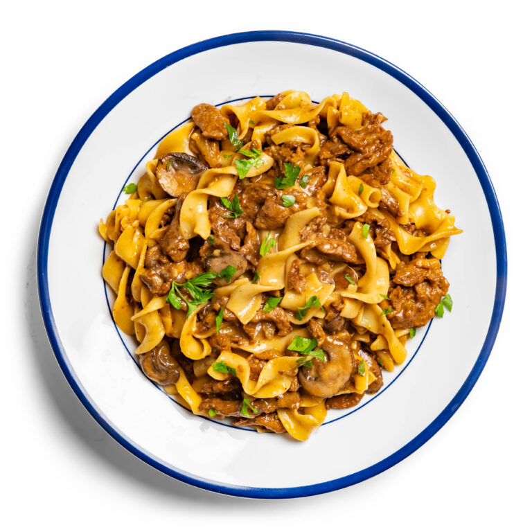 Vegan Beef Stroganoff